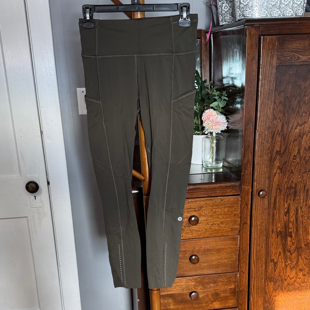 🏃‍♀️✨ Lululemon Fast & Free High-Rise Nulux Pocket Leggings — Size 6
